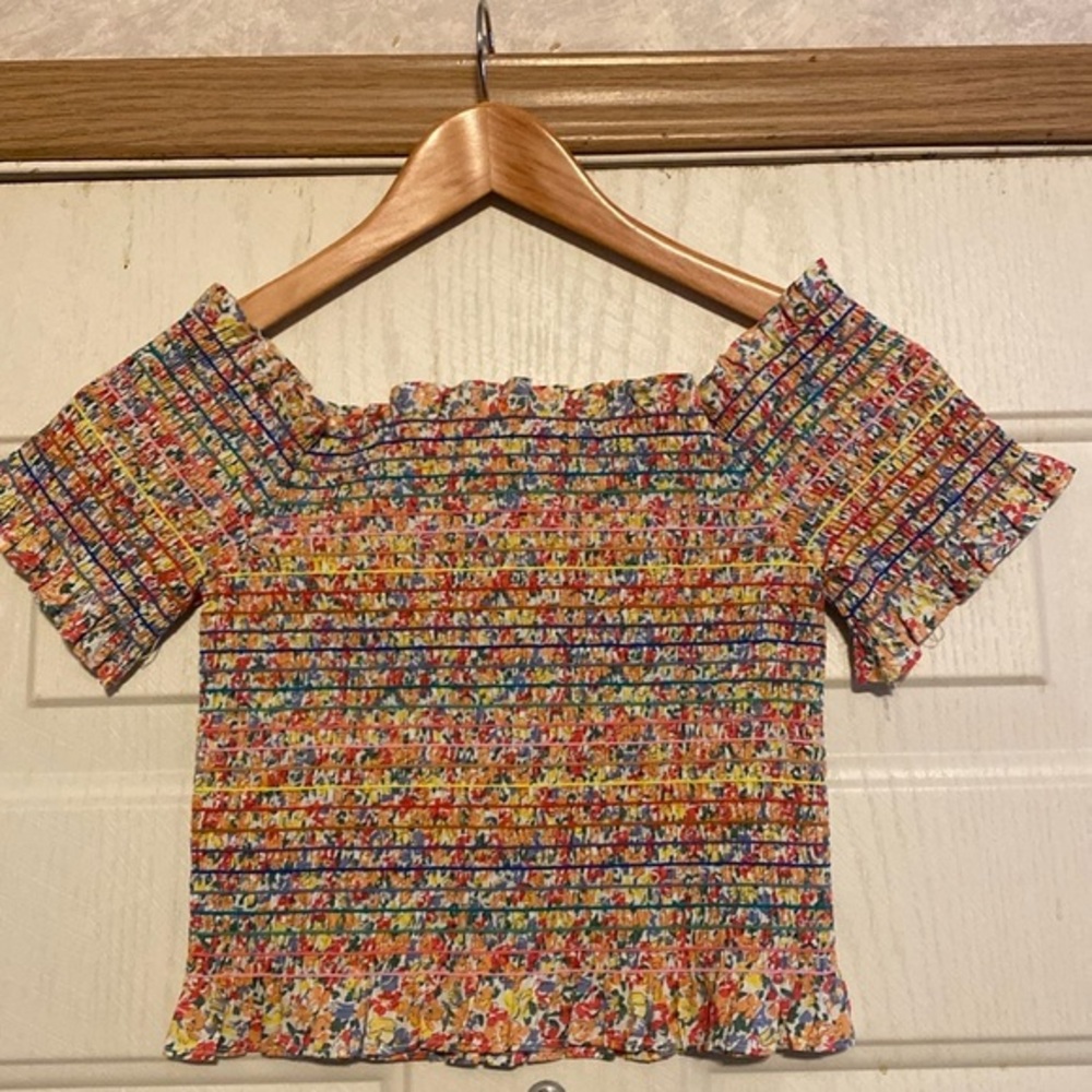Storia Stretchy Floral Top